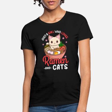 Kawaii Anime Cat Japanese T-Shirts 